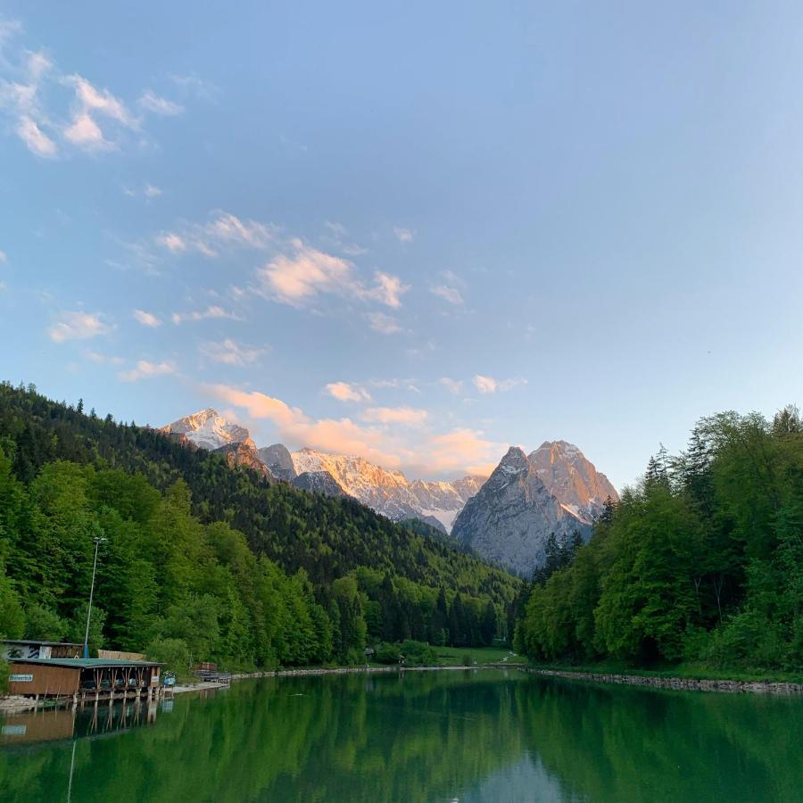 Seehaus Riessersee Garmisch-Partenkirchen Buitenkant foto